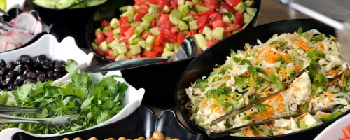 Healthy catering items