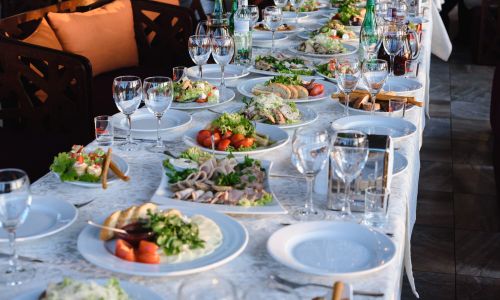 Catering table