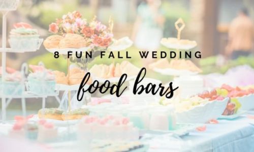 Food Bar at a Wedding