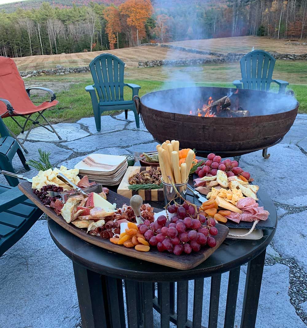 outdoor charcuterie board